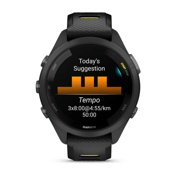 Умные часы Garmin Forerunner 265S с черным ремешком